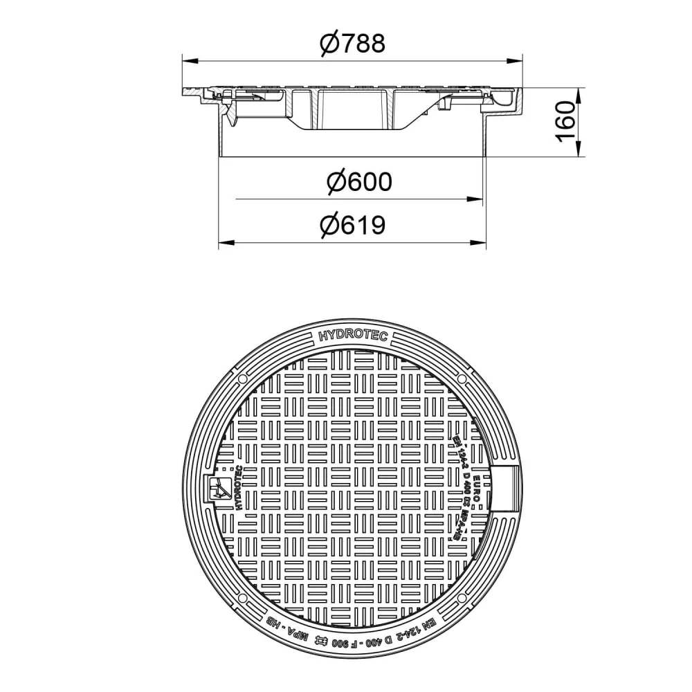 EURO SN 600/160 bez ventilace - samonivelační
