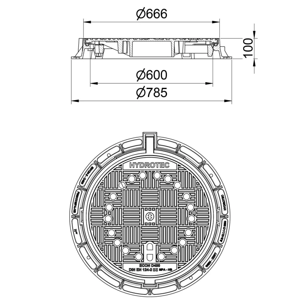 ECONpur 600 s ventilací, těsnění PUR